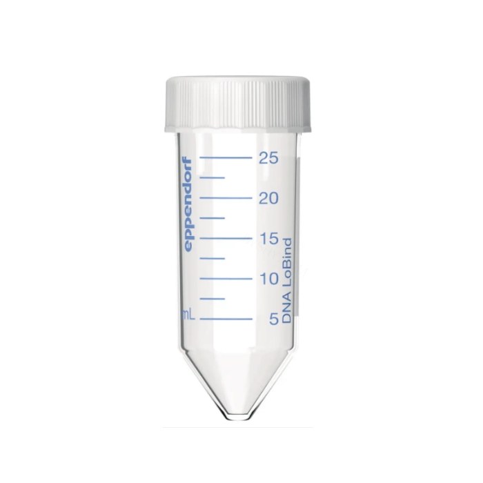 Eppendorf 25ml 锥底离心管 DNA 低吸附 旋盖 PCR clean 洁净级