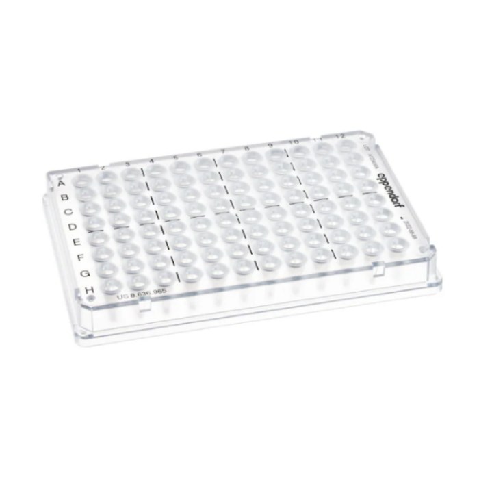 Eppendorf twin.tec Trace PCR Plate 96 可追溯和定位 全裙边 PCR clean 洁净级 透明无色 25块 - Eppendorf/艾本德