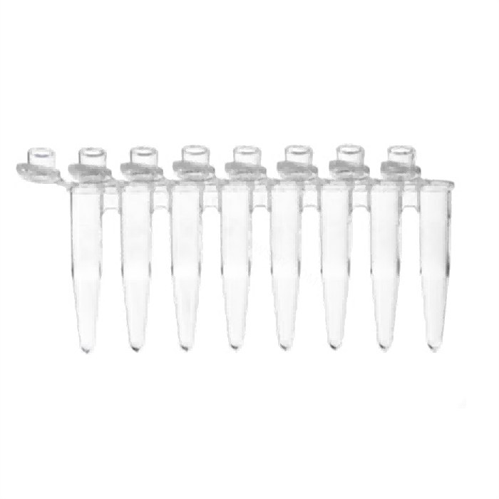 PCR8联管，0.2ml，自然色，平盖 - Greiner/格瑞纳