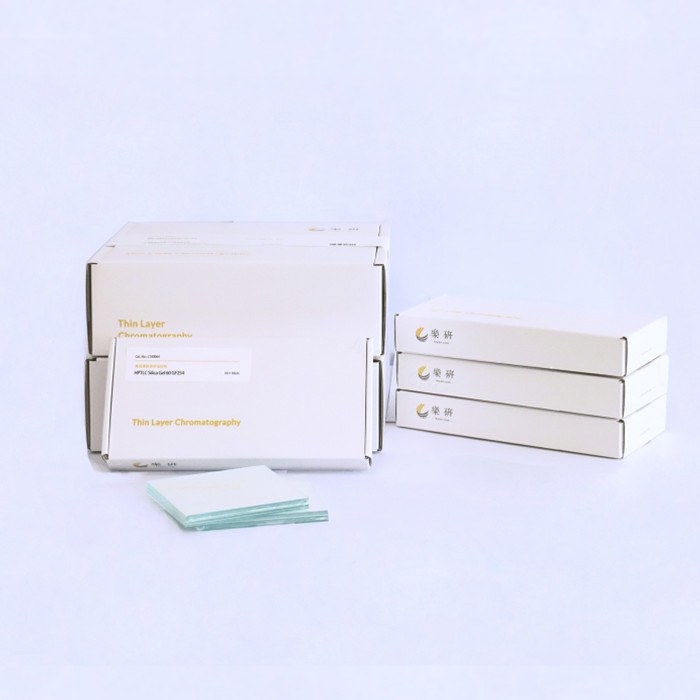 GF254型高效TLC硅胶板 10×10cm 涂层:0.25mm 含荧光剂 - 玖梧精选