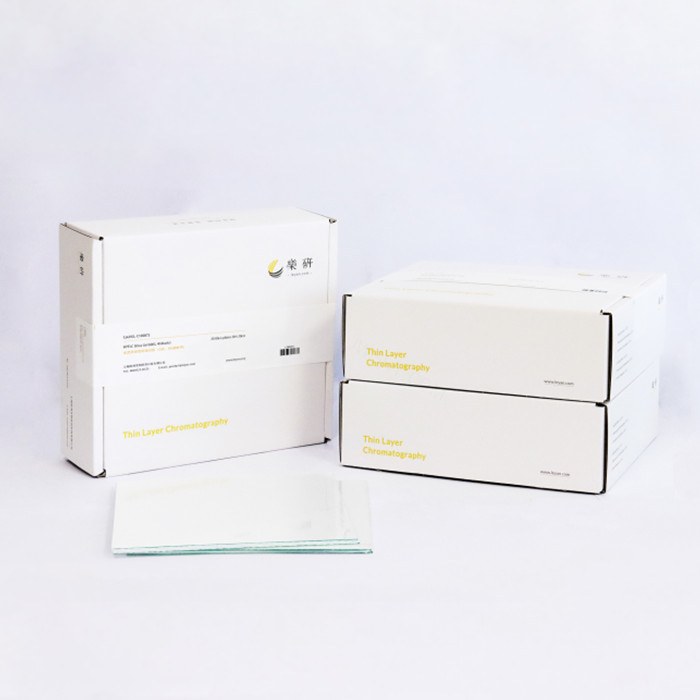 G型高效TLC硅胶板 含4%醋酸钠 20×20cm 涂层:0.25mm 不含荧光剂 - 玖梧精选