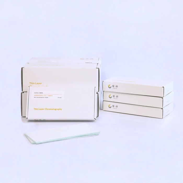 GF254型高效TLC硅胶板 含1%氢氧化钠 10×20cm 涂层:0.25mm 含荧光剂 - 玖梧精选