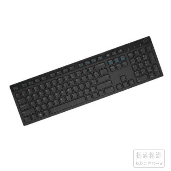 有线键盘 黑色 USB多媒体 - 晨光