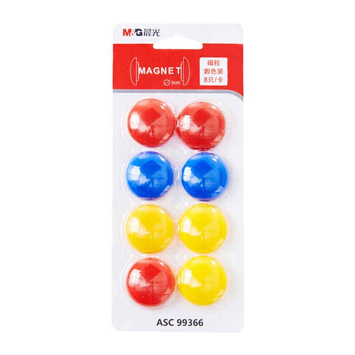 磁粒 30mm  8个/卡 - 晨光