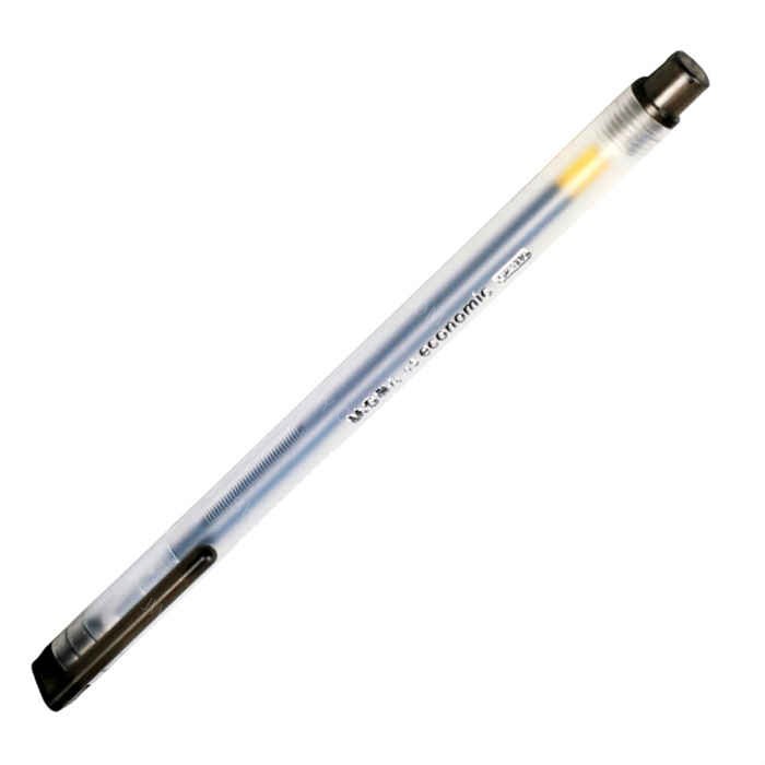 拔帽中性笔 0.5mm 黑色 替芯：MG6139