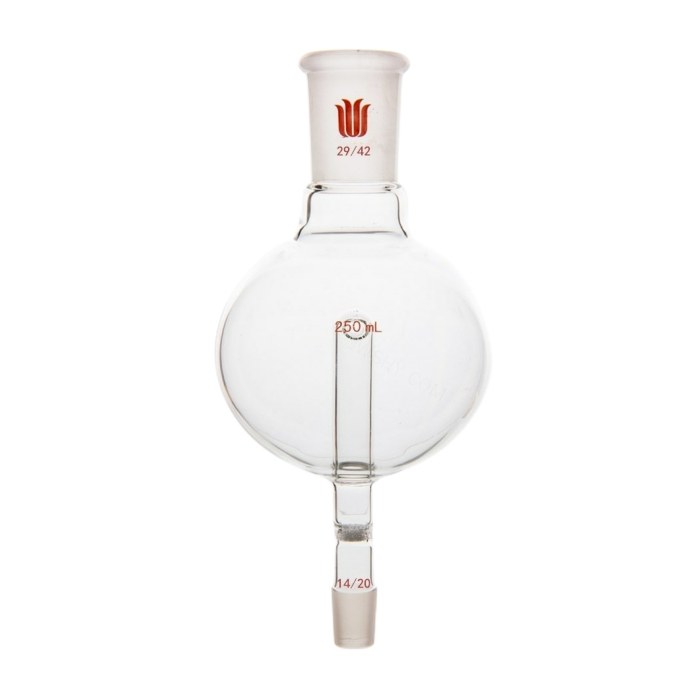 防溅球,具砂板,上磨口:29/42,下磨口:14/20,容量250ml - 欣维尔