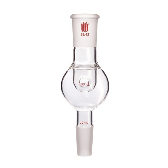 防泡沫球,上磨口:29/42,下磨口:29/42,100ml - 欣维尔