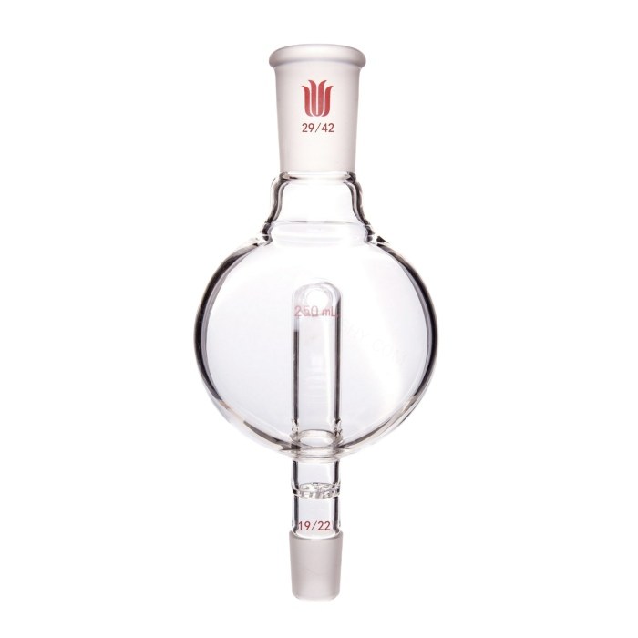 防溅球,具多孔板及回流孔,29/42-19/22,250ml - 欣维尔