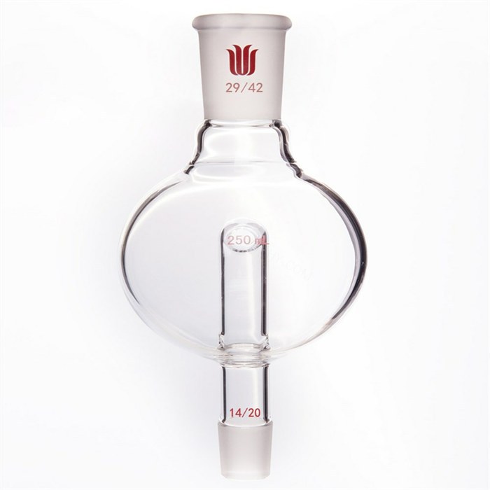 防溅球,具回流孔,上磨口:29/42,下磨口:14/20,250ml - 欣维尔