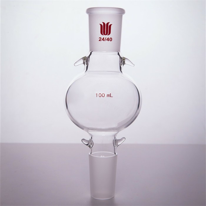层析用溶剂存储瓶,24/40,100ml,加耳朵 - 欣维尔
