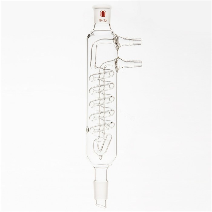 高容量回流冷凝器,19/22,蛇冷长度:125mm,&phi;8mm小咀 - 欣维尔