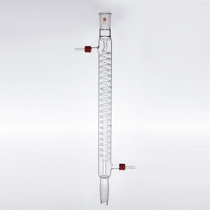 格氏蛇型冷凝器,29/42,有效长:400mm,&phi;8mm可拆式小咀 - 欣维尔