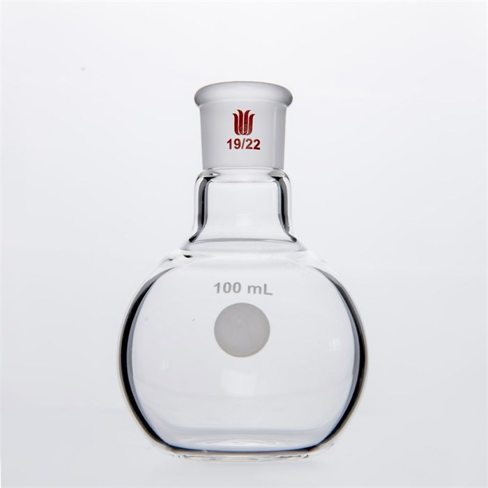 平底烧瓶,磨口:19/22,100ml - 欣维尔