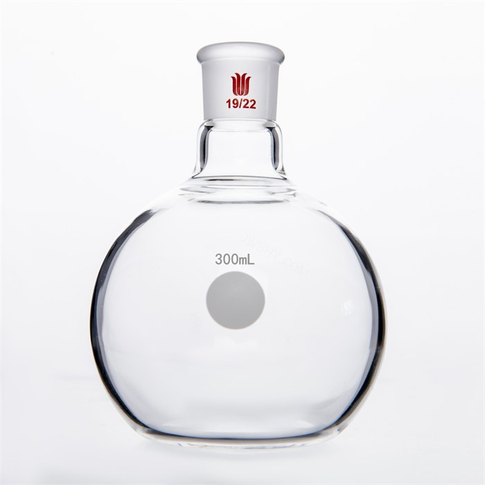 平底烧瓶,磨口:19/22,容量：300ml - 欣维尔