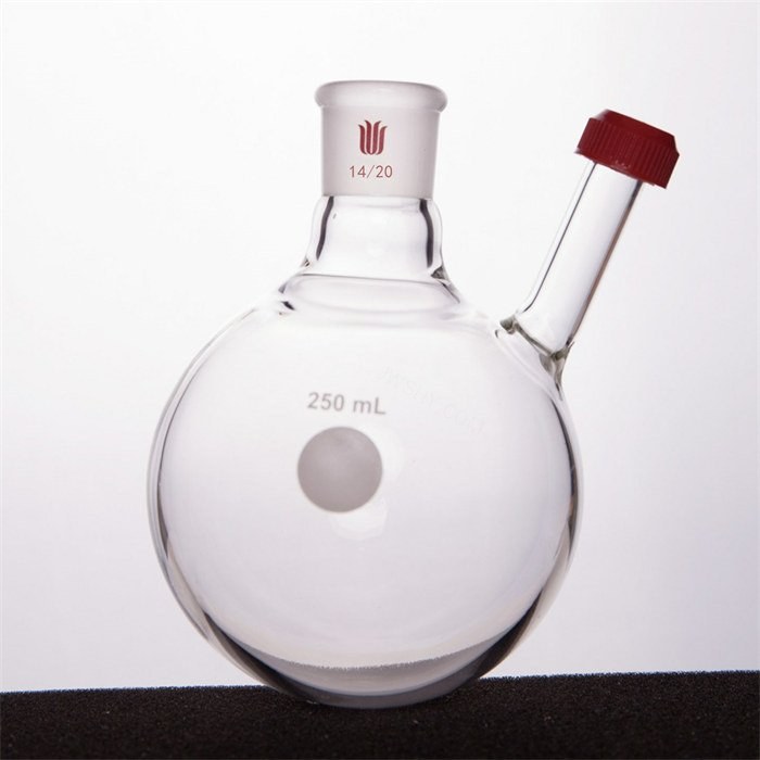 具罗纹口二口球瓶,磨口:14/20,250ml - 欣维尔