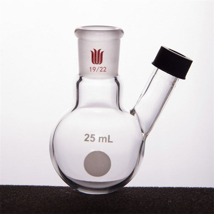 具罗纹口二口球瓶,磨口:19/22,25ml - MANSWARE