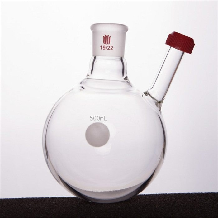具罗纹口二口球瓶,磨口:19/22,500ml - 欣维尔