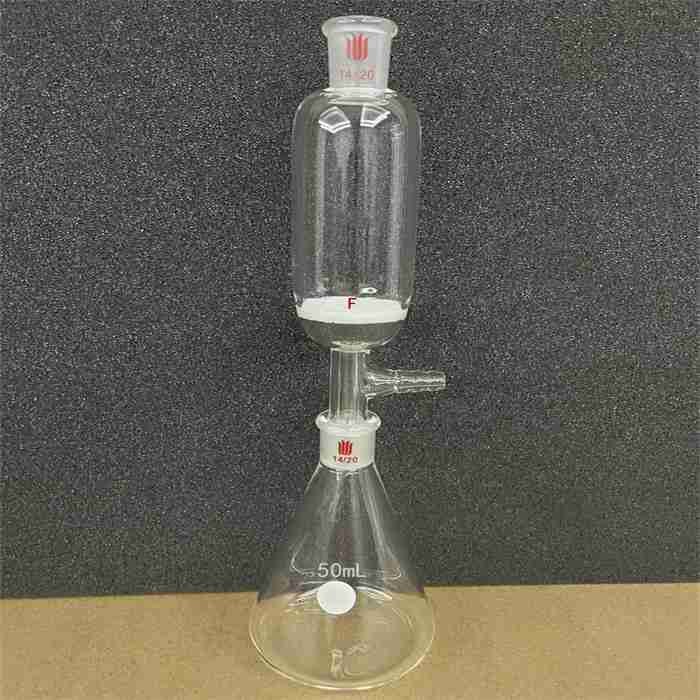具磨口微量过滤漏斗,磨口：14/20，砂芯孔隙规格：G4 - 欣维尔
