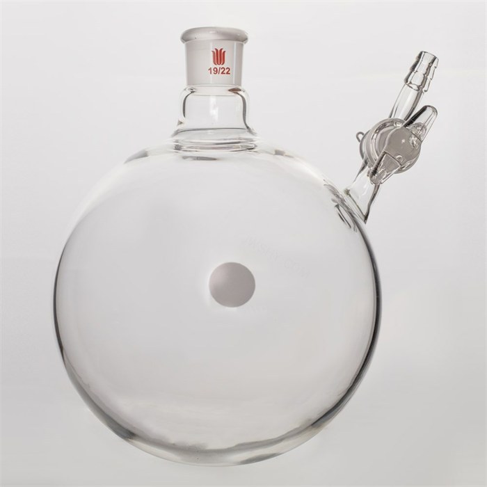 反应瓶,玻璃节门,19/22,1000ml - 欣维尔
