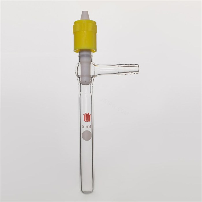 溶剂储存瓶5ML,新型8mm高真空,管外径×总高:13mm*90mm - 欣维尔