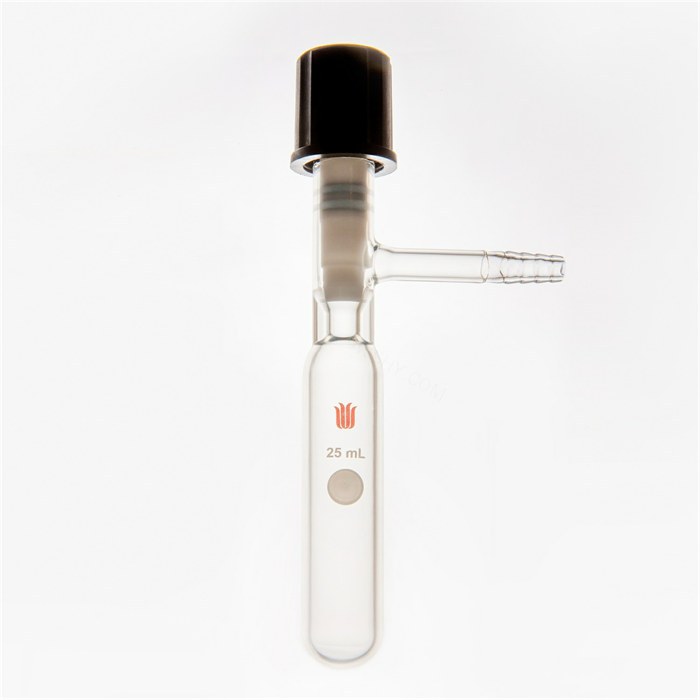镀膜,溶剂储存瓶,25ml,8mm高真空,外径26×长度100mm - 欣维尔