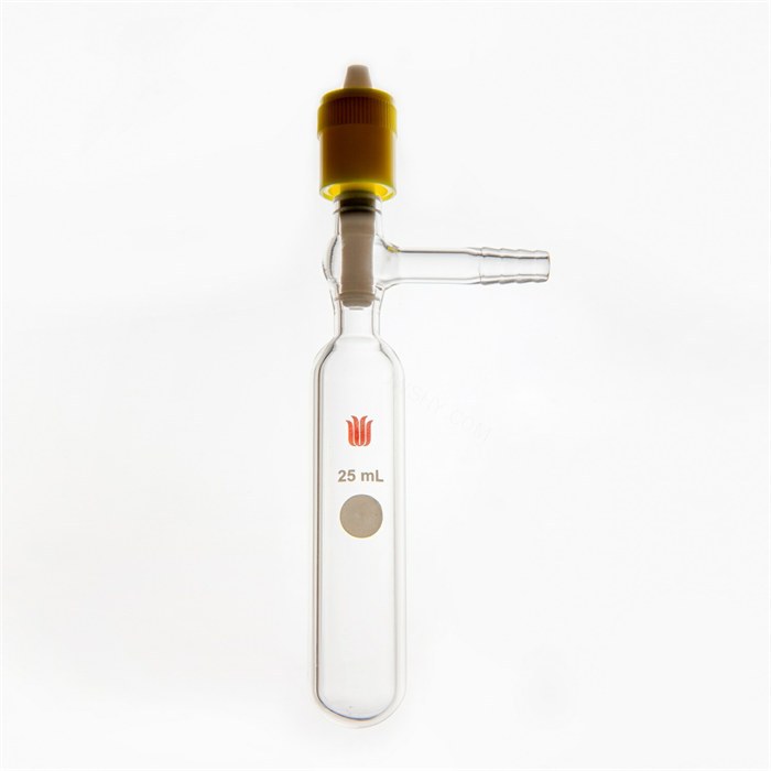 镀膜，溶剂储存瓶25ml,新型0-8mm高真空,管外径×总高:26×100mm - 欣维尔