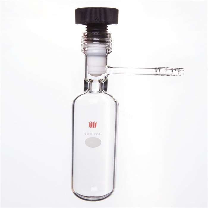 溶剂储存瓶,100ml,管外径×总高:40×140mm,11#内螺纹0-8mm高真空 - 欣维尔