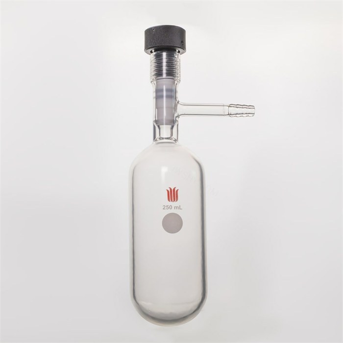 镀膜，溶剂存储瓶250ML,11#内螺纹8MM高真空,外径60*长140MM - 欣维尔
