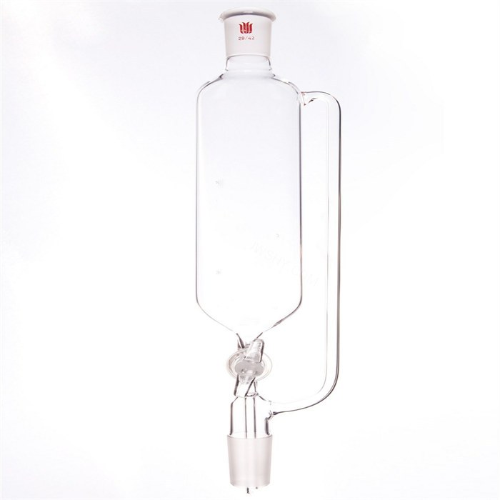 无刻度恒压滴液漏斗,玻璃节门,500mL,29/42 - 欣维尔