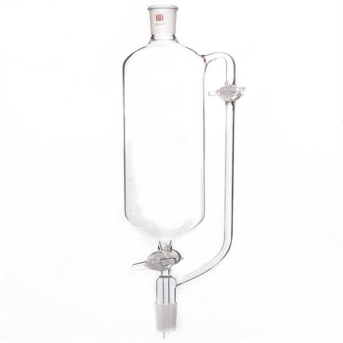 无刻度恒压滴液漏斗,双玻璃节门,1000mL,29/42 - 欣维尔