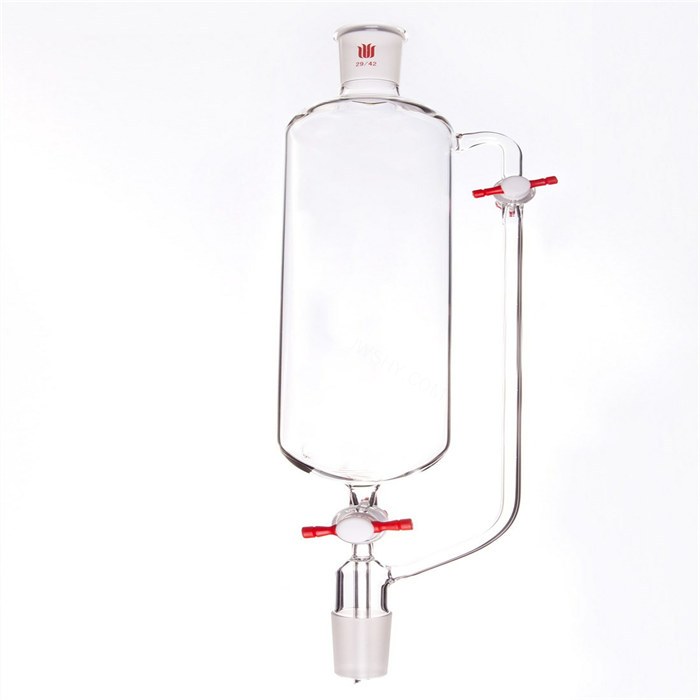 无刻度恒压滴液漏斗,双四氟节门,1000mL,29/42 - 欣维尔