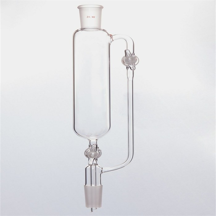 无刻度恒压滴液漏斗,双玻璃节门,250mL,24/40 - 欣维尔