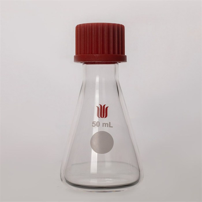 外螺纹口三角瓶，50ml，螺纹口GL25 - 欣维尔