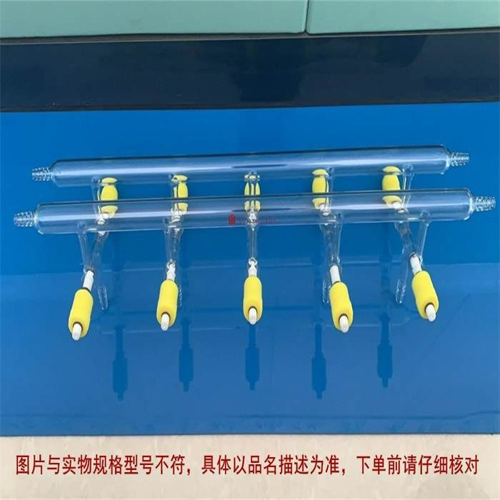 双排管真空气体分配器,具新型高真空阀,4,450mm,4小咀 - MANSWARE