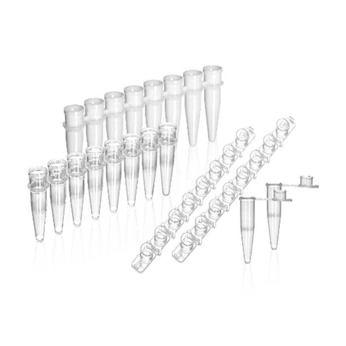 白色PCR8排管 0.2ml 荧光PCR8排管 白色 无DNA&RNA酶,袋装 不灭菌 - JET/洁特