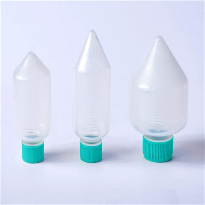 大容量锥形离心瓶 500ml 新款,尖底,荧光绿盖,灭菌 (最里层复合膜拉链袋+外面两层复合膜袋)
