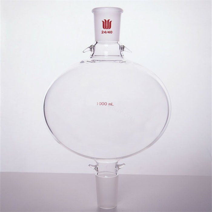 层析用溶剂存储瓶,24/40口 上下加耳朵,1000ml - 欣维尔