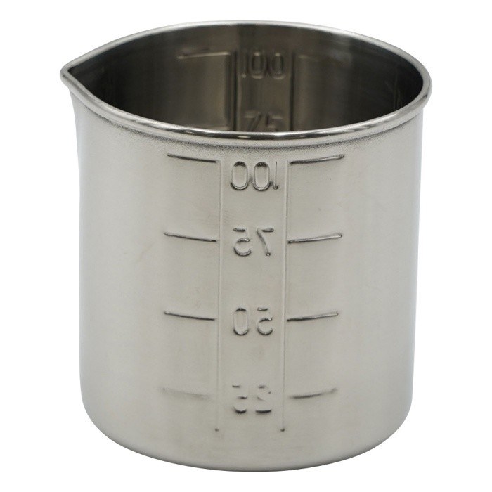 304不锈钢烧杯（无把手） 100ml 外径×总高(mm)：Φ53×56 - AS-ONE/亚速旺