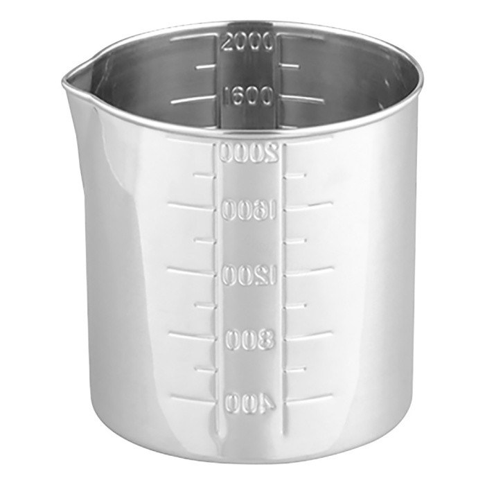 304不锈钢烧杯（无把手） 2L 外径×总高(mm)：Φ138×147 - AS-ONE/亚速旺