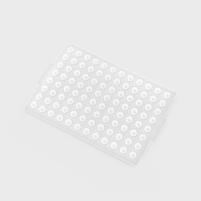硅胶片 适用于96孔PCR板 圆形孔 化学耐受型