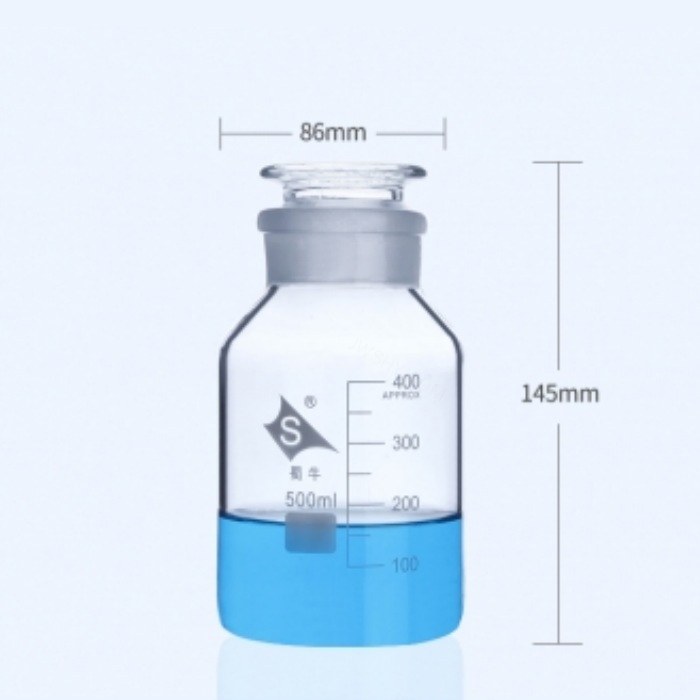 中性料白色大口试剂瓶500ml