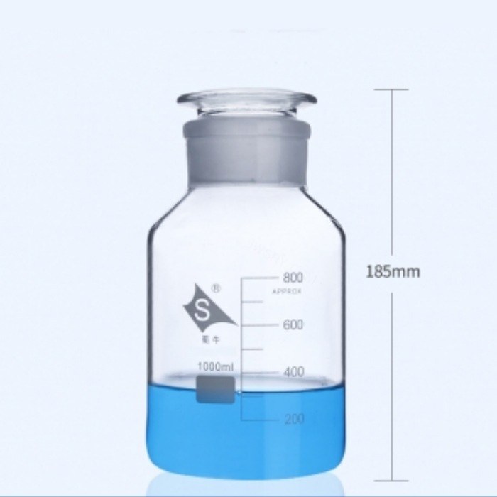 中性料白色大口试剂瓶1000ml