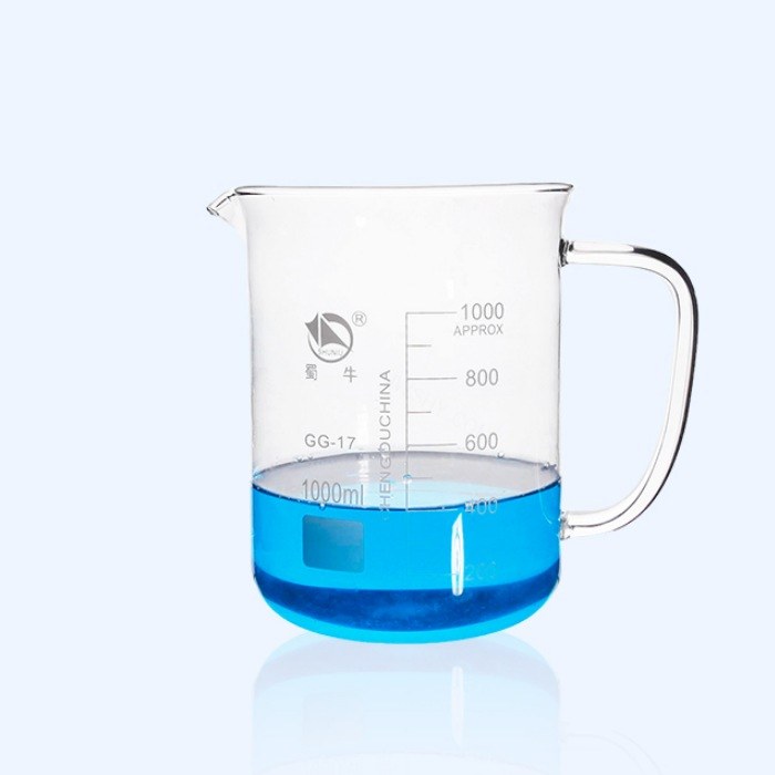 玻璃手柄烧杯500ml