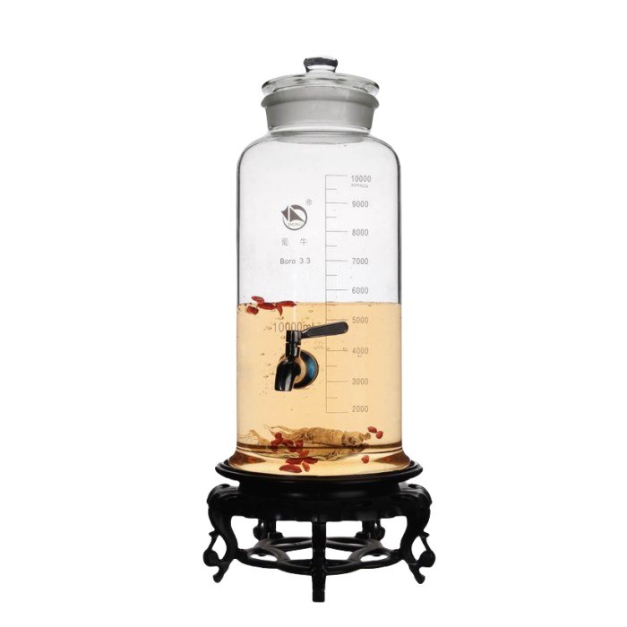3.3高硼硅标本瓶10000ml(带龙头及底座）