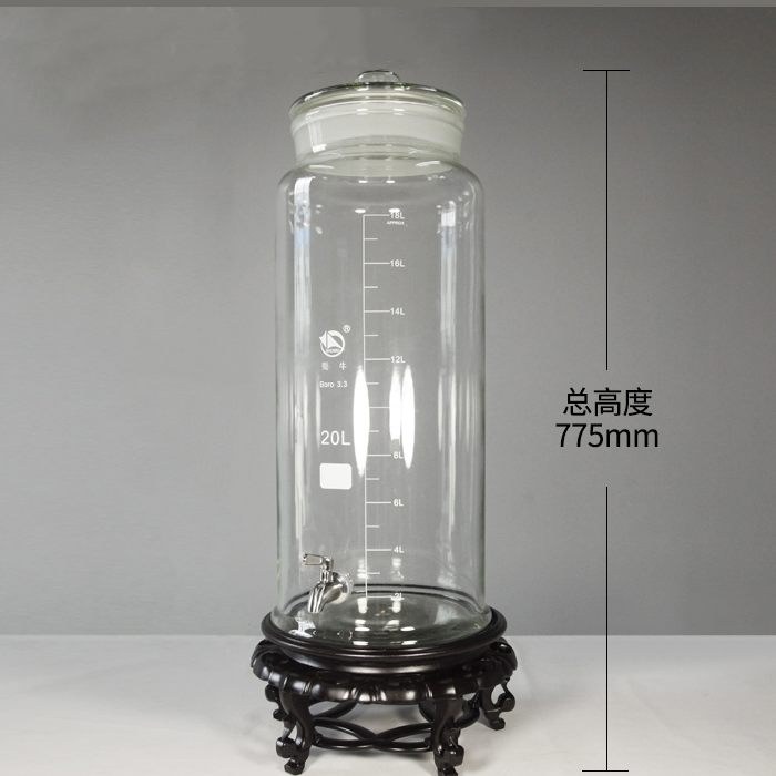 3.3高硼硅标本瓶20000ml(带龙头及底座）