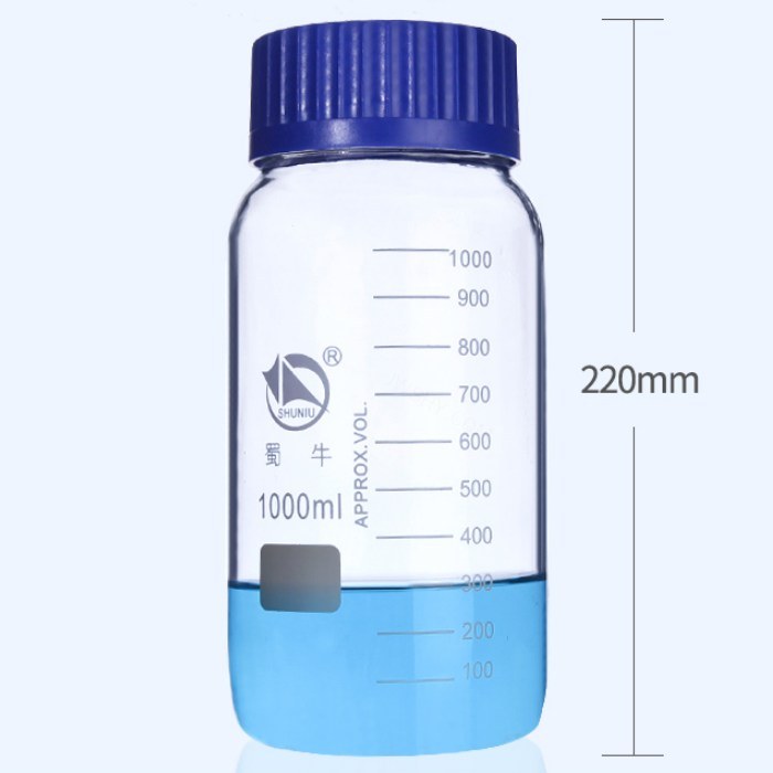 广口蓝盖瓶（GL80)1000ml
