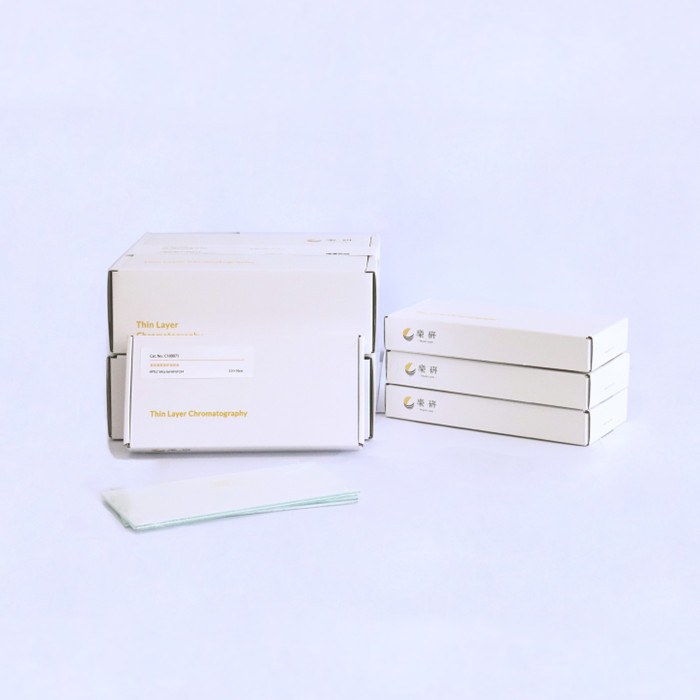 GF254型高效TLC硅胶板 2.5&times;10cm 涂层：0.25mm 含荧光剂