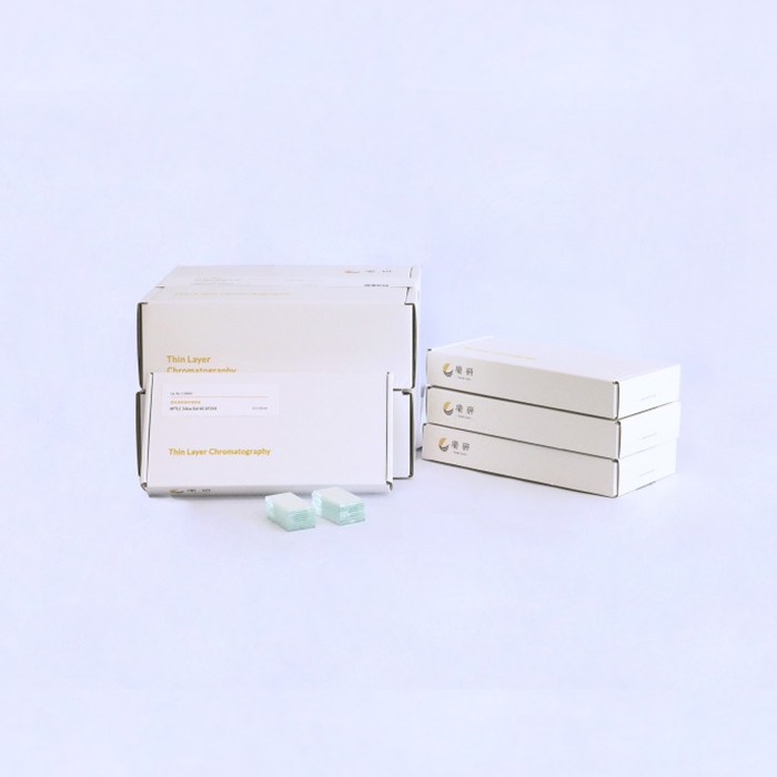 GF254型碱性高效TLC分析板 2×5cm 涂层：0.25mm 含荧光剂 - 乐研