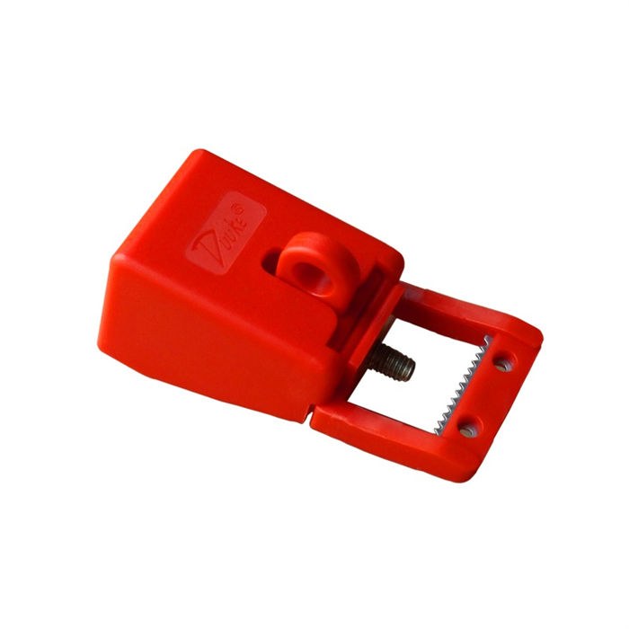 断路器锁具（小号）适用开关手柄厚度&le;15mm高度&le;23mm 使用锁定中小型塑壳断路器 上锁孔直径7.5mm