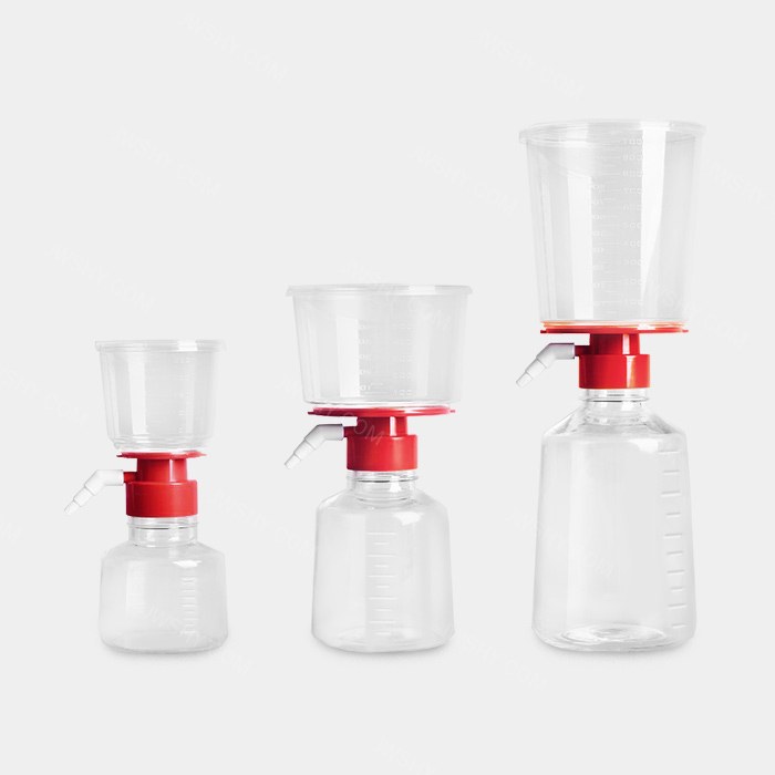 一次性真空过滤器 GL45接头 250ml 尼龙(Nylon)膜 孔径0.22um 直径50mm 灭菌 独立包装 整套 - ACESUN艾斯琳
